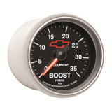 GAUGE, FUEL LEVEL, 2 1/16", 0OE TO 90OF, ELEC, CHEVY RED BOWTIE, BLACK