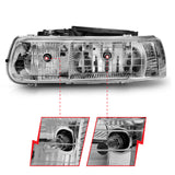 ANZO USA - Crystal Headlight Set - 111011