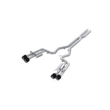 MBRP 3in Cat-Back, Quad Rear Exit,T304, Quad CF Tips, Active Exhaust.
