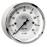 3-1/8" IN-DASH TACHOMETER, 0-8,000 RPM, FORD MASTERPIECE