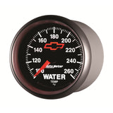 GAGE, WTR TMP, 2 1/16", 100-260F, DIGTL STPPR MTR, CHEVY RED BOWTIE, BLACK