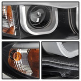 Spyder 1PC Projector Headlights - 3D Halo - Black - image 2