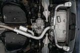 2.5in. Resonator-Back. Dual Split Rear Exit. BLK