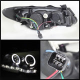 Spyder Projector Headlights - LED Halo - DRL - Black (5070241) - image 2
