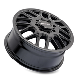 MAYHEM COGENT DUALLY (8107D) GLOSS BLACK 17X6.5 8-165.1 125MM 121.3MM 8107D-7681BF