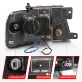 ANZO USA - Projector Headlight Set w/Halo - 111204