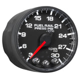 2-1/16" FUEL RAIL PRESSURE, 3-30K PSI, SPEK-PRO, BLACK/BLACK (P321328)