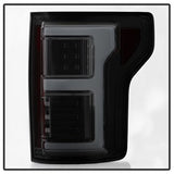 SPYDER BLACK SMOKE LIGHT BAR LED TAIL LIGHTS | 15-17 FORD F150 (COMPATIBLE WITH REAR BLIND SPOT SENSOR MODEL ONLY)