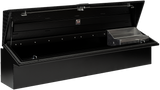Highway Product 65 X 16 X 16 LOW SIDE TOOL BOX WITH SMOOTH BLACK BASE, BLACK DIAMOND PLATE LID - 3712-003-BK62-ALL