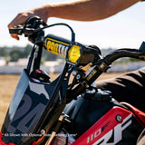 Moto Electric Start Pit Bike S1 Auxiliary Light Kit (Wide Cornering; Baja Amber)