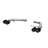 2.5in. Axle-Back. Dual Rear Exit. T304. CF Tips.