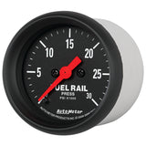 2-1/16" FUEL RAIL PRESSURE, 0-30K PSI, Z-SERIES — Red (2686)