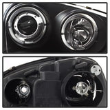 Spyder Projector Headlights - LED Halo - DRL - Black (5012098) - image 4