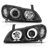ANZO USA - Projector Headlight Set w/Halo - 121077