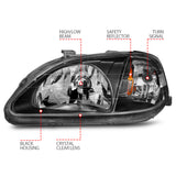 ANZO USA - Crystal Headlight Set - 121070