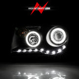 ANZO USA - Projector Headlight Set w/Halo - 121251