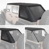 Smittybilt 2007-2018 Wrangler JK 2Dr Bowless Combo Top Kit with Tinted Windows/Black Diamond