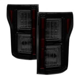 SPYDER SMOKED LIGHT BAR LED TAILLIGHTS ; 15-17 F150