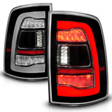 ANZO USA - RAM 1500 09-18, 2500/3500 10-18 LED TAIL LIGHTS BLACK CLEAR LENS W/ SQTL SIGNAL - 311469