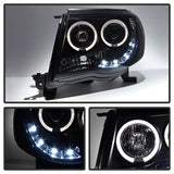 Spyder Projector Headlights - LED Halo - Black Smoke (5078650) - image 3