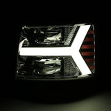 AlphaRex Projector Headlights Plank Style Design Chrome - 880204 - image 3