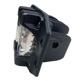 40-Watt LED Auxiliary Flush Mount Light with Amber Side Strobe - Profession Grade with Clear Lens - Sold in Pairs - Race