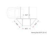 Ironman 4x4 Deltawing 180 5.9 ft Freestanding Awning - IAWN180012K - image 2