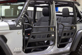 Kentrol/Fishbone Offroad 2018+ Wrangler/2020+ Gladiator Front And Rear Tube Doors Black Textured Powder Coat Steel
