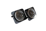 2007-2017 Jeep Wrangler AMBER color Front Side Marker LEDs with black smoked lens (Pair) 4-Watt 80 Lumens