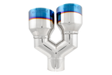 2.5" Inlet Exhaust Tip. T304 Stainless Steel, Burnt End. (T5177BE)