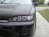 Spyder Projector Headlights - LED Halo - Amber Reflector (5010728) - image 2