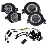 Chasing Version - 2018+ Jeep JL 9 inch Adapted Headlight and 4 inch Foglight ColorSMART Combo Complete RGB Multi-Color k