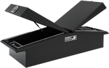 Highway Product 71 X 16 X 23 GULL WING TOOL BOX WITH SMOOTH BLACK BASE, BLACK DIAMOND PLATE LID - 3412-005-BK62