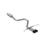 3in. Cat-Back. Dual Split Center Rear Exit. T304. CF Tips