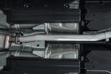3in. Cat-Back. Dual Split Rear Exit. Street Version. T304. CF Tips