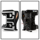 Spyder Projector Headlights - White Light Bar Parking Light - Black - image 3