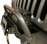 License Plate Holder (Roller Winch Fairlead; Black)