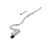 MBRP 2.5-inch Cat-Back, Single Rear Exit, T304 with CF Tip
