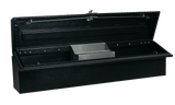 Highway Product 90 X 16 X 16 DRIVER SIDE LOW SIDE TOOL BOX WITH SMOOTH BLACK BASE, LEOPARD LID - 3712-005-BK62S-ALL