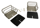 Titanium Finish Euro Tail Lamp Guard Set for 76-86 CJ-7, CJ-8, YJ, TJ Wranglers