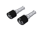 MBRP Tip Set, 5in OD Dual Wall Angle Cut, T304, CF. (T5200CF)