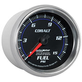 2-5/8" FUEL PRESSURE, 0-15 PSI, COBALT — Blue