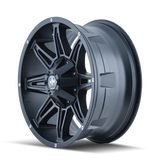 MAYHEM RAMPAGE 8090 MATTE BLACK 20X10 8-170 -25MM 125.2MM 8090-2170MB