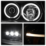 SPYDER BLACK PROJECTOR HEADLIGHTS ; 04-08 F150