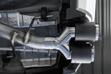 3in. Cat-Back. Dual Split Rear Exit. Race Version. T304. CF Tips
