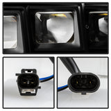 Spyder High-Power LED Module (High Beam And Low Beam) Equipped Headlights - Black (5088697) — view 4