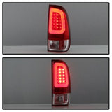 Spyder Light Bar LED Tail Lights - Version 3 - Red Clear (5084453) - image 8
