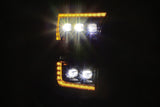 AlphaRex LED Projector Headlights Plank Style Design Matte Black - 880152 - image 7