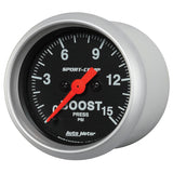 2-1/16" BOOST, 0-15 PSI, SPORT-COMP — Stainless
