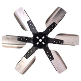 Derale 19" Heavy Duty Stainless Steel Reverse Rotation Flex Fan, Black - image 2